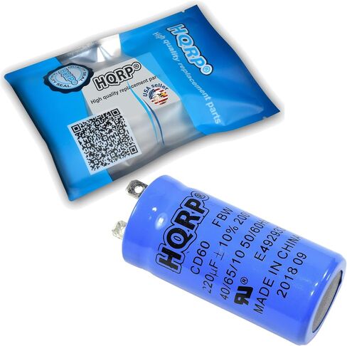 HQRP Start Capacitor Compatible with Coleman Powermate PM0525402.17 PM0525500 PM0525500.01 PM0534202.01 PM0534502 PM0535000 PM0535202.01 PM0535202.02 PM053520204 PM0535202.05 Generator UL Listed in Saudi Arabia