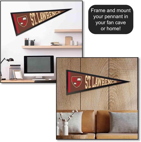 College Flags & Banners Co. St. Lawrence Saints Wordmark Logo Pennant Flag in Saudi Arabia