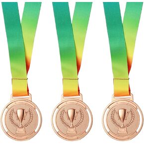 PATIKIL Metal Award Medals, Winner Medals with Neck Ribbon for Party Competitions Participation in Saudi Arabia