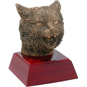 عقد العقد جوائز Wildcat Trophy - طوله 4 بوصات | جائزة Mascot Wildcat المحفورة - تخصيص الآن in Kuwait