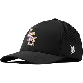Branded Bills Officially Licensed x LSU Tigers Curved Performance Collection Baseball White PVC in Saudi Arabia