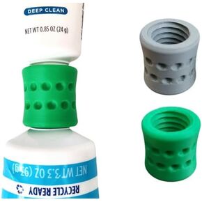 محولات إعادة ملء معجون الأسنان 2pcs - تناسب Crest & Colgate لتعبئة السفر in Kuwait
