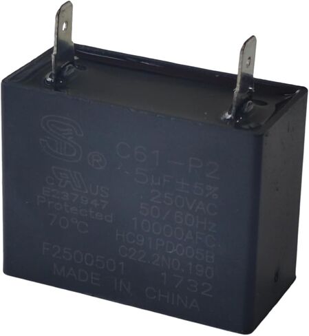 C61-P2 5UF 250VAC 50/60Hz 10000AFC C22.2NO.190 CAPACITOR E237947 C61-P2 (5UF) in Kuwait