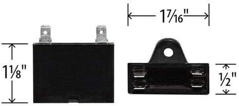 1.5 UF 450V 50/00Hz HVAC MINI SPLIT CAPETION يحل محل Alltek والآخرين in Saudi Arabia