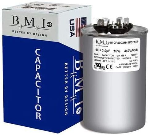 HQ1082637AX - Heil USA Replacement Round Dual Run Capacitor 40/3 uf MFD 440 Volt VAC in Saudi Arabia