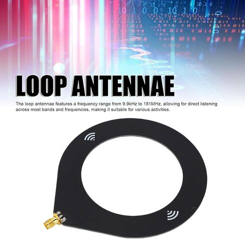 Diyeeni BB Antenna Portable Antennae 9.9kHz to 181MHz SMA Connector, Ideal for Camping Outdoor Use, Mini Antenna (Female Screw Needle, Male Connector) in Saudi Arabia