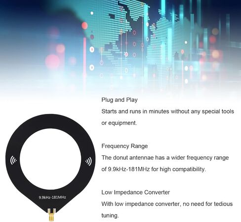 Diyeeni BB Antenna Portable Antennae 9.9kHz to 181MHz SMA Connector, Ideal for Camping Outdoor Use, Mini Antenna (Female Screw Needle, Male Connector) in Saudi Arabia