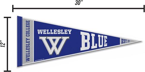 Rico Industries NCAA Wellesley Blue 12 "× 30" in Kuwait
