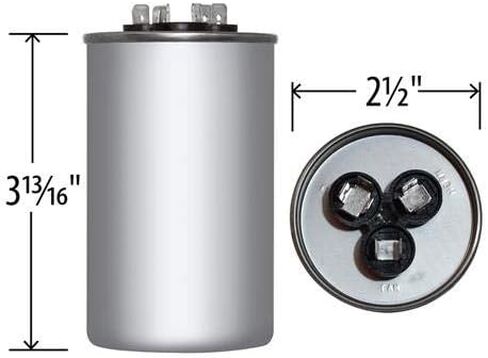 المريخ 2 12816 محرك تشغيل مكثف 80/7.5 MFD 440V جولة in Saudi Arabia