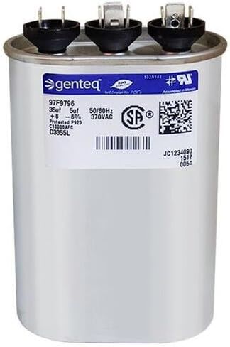 المريخ 12072-35 + 5 UF MFD X 370 VAC Genteq استبدال المكثف المزدوج OVAL # C3355L / 97F9796 in Saudi Arabia