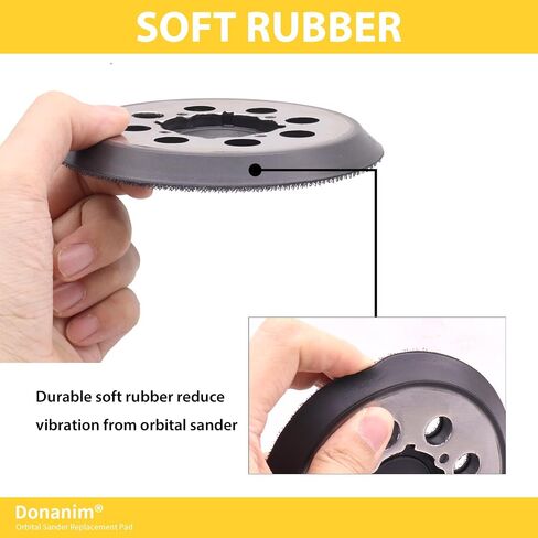 5-Inch Hook and Loop Random Orbit Sander Replacement Pad,Metal Backing Sanding Pad for DWE64233 & N329079, Fit for DWE6421,DWE6421K,DWE6423,DWE6423K,DCW210 in Saudi Arabia