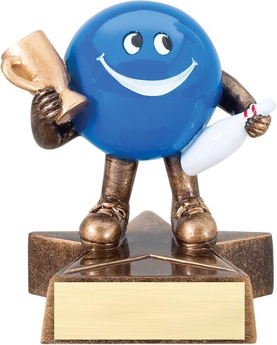 Decade Awards Bowling Lil' Buddy Trophy - 4 Inch Tall | Engraved Youth Bowling Award - Customize Now in Saudi Arabia