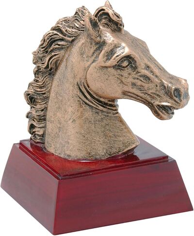 Decade Awards Horse Trophy - 4 Inch Tall | Engraved Mustang Award - Customize Now in Saudi Arabia