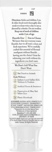 P&G-Burts Bees Toothpaste Purely White 4.7 Ounce Zen Peppermint (Pack of 2) in Kuwait
