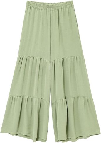 Women's Two-Piece Bow Decorated Vest Elastic Waist Solid Color Pants Set in Saudi Arabia