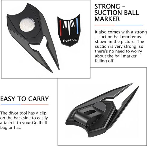 Golf Fork Golf Ball Marker Alignment Tool Golf Equipment in Kuwait