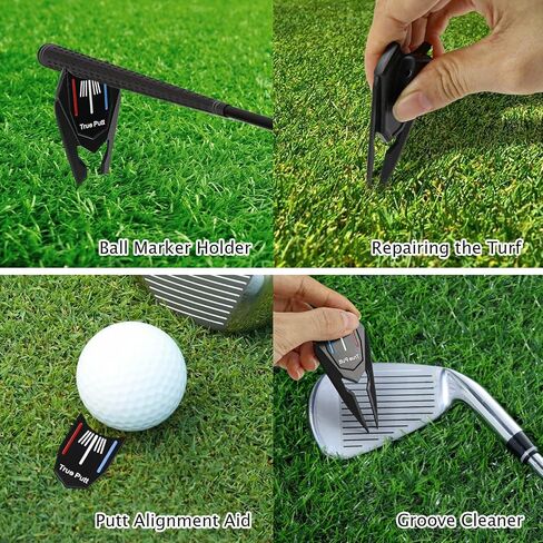 Golf Fork Golf Ball Marker Alignment Tool Golf Equipment in Kuwait