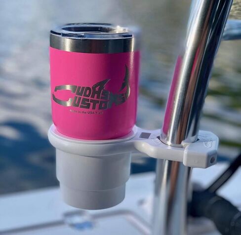 حامل كأس القوارب البحرية Universal Clamp-on Mount ، Cuda Cup/Smart Cup Technology ، حاملي أكواب مقاوم للطقس للقوارب ، Treestands ، الدراجات والمزيد in Saudi Arabia
