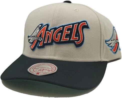 Los Angeles Angels of Anaheim New Off Word Pro Off White Black Blue Era Snapback Hat Cap in Saudi Arabia