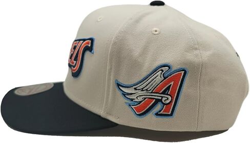 Los Angeles Angels of Anaheim New Off Word Pro Off White Black Blue Era Snapback Hat Cap in Saudi Arabia