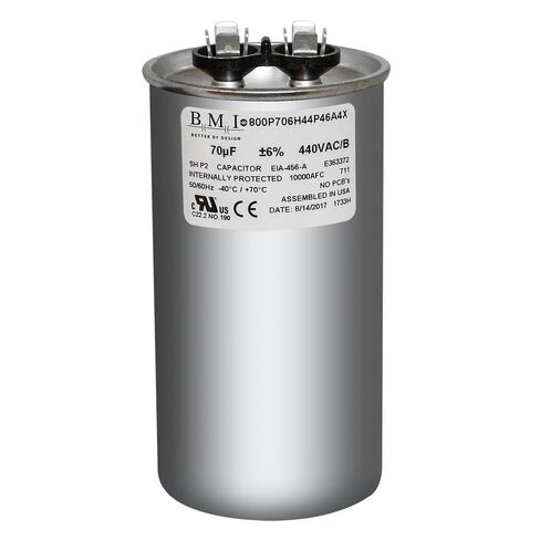 USA 70 MFD 440/370V Round Capacitor # 14258 in Kuwait