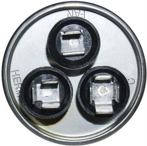 97F9832 - 45 + 10 UF MFD 370 VALT VAC - Genteq Round Dual Run Capacitor Upgrade in Saudi Arabia