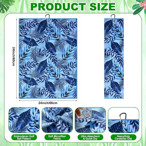 9 PCS Golf Tamel Bulk 24 × 16 بوصة من منشفة وافل الألياف الدقيقة مع مقطع ثلاثي إكسسوارات خرقة محمولة لحقيبة الجولف Mini Club Yoga Fitness Remove Sent Mud Dirt Sweat (Classic) in Saudi Arabia