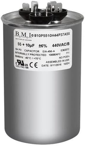 USA استبدال Rheem Ruud Capacitor 55+10 370 43-23204-38 43-101665-38 in Saudi Arabia