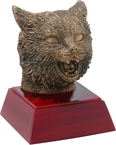 عقد العقد جوائز Wildcat Trophy - طوله 4 بوصات | جائزة Mascot Wildcat المحفورة - تخصيص الآن in Saudi Arabia