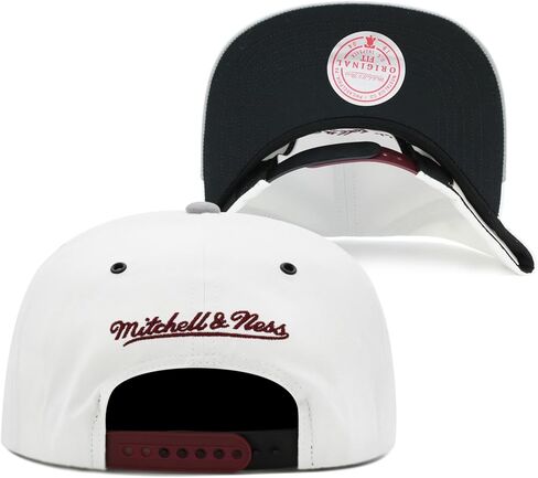 Mitchell & Ness Chicago Bulls NBA Day 4 Snapback Hat Cap - White/Silver in Saudi Arabia