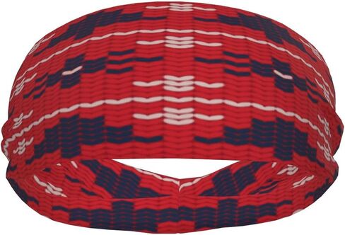 Native American Southwestern Navajo Art Sports Fitness Headband, Sweat Resistant Headband, Hair Band, Breathable Sweat Wicking Fitness Equipment Headbands for Women Men, Black in Saudi Arabia
