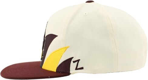 ZHATS Standard NCAA Officially Licensed Hat Flat Snapback Z11 Retro Sharktooth, Team Color, One Size in Saudi Arabia