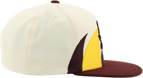 ZHATS Standard NCAA Officially Licensed Hat Flat Snapback Z11 Retro Sharktooth, Team Color, One Size in Saudi Arabia