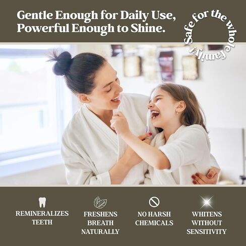 Hydroxyapatite Tooth Powder بواسطة Revive Homestead | مسحوق معجون الأسنان المذكر | خالية من الفلورايد | تبييض | كل طبيعية | 2 أوقية جرة الزجاج العنبر (خالية من التحلية) (2 أوقية ، نعناع طبيعي) in Saudi Arabia
