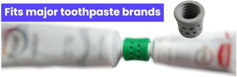 Toothpaste Refill Adapters 2PCs – Fits Crest & Colgate for Travel Packing in Saudi Arabia