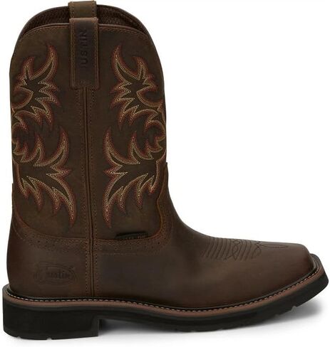 Justin Men's Driller Western Work Boot Steel Toe Tan 10.5 EE in Saudi Arabia