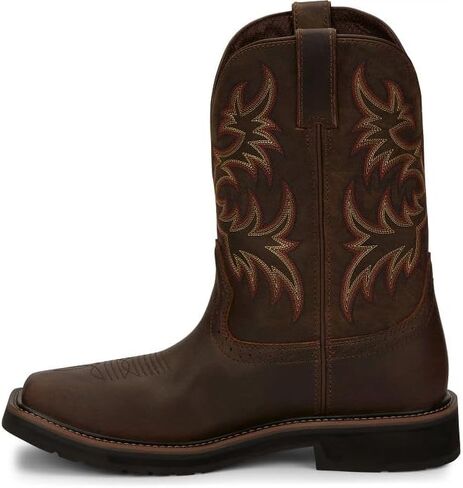 Justin Men's Driller Western Work Boot Steel Toe Tan 10.5 EE in Saudi Arabia