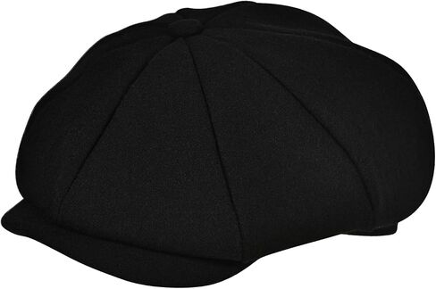 POUDAY Wool Blend Newsboy Cap for Men Irish Cap Newsboy Hat Newsies Cabbie Hat in Kuwait