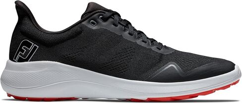 حذاء الجولف FJ Flex للرجال من FootJoy، رمادي/أبيض/ليموني، 11.5 X-Wide in Saudi Arabia