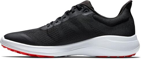 حذاء الجولف FJ Flex للرجال من FootJoy، رمادي/أبيض/ليموني، 11.5 X-Wide in Saudi Arabia