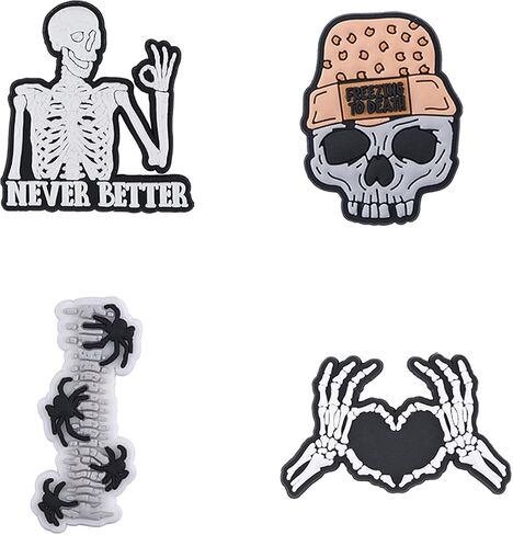 XQNB PVC Shoe Charms Horror Movie Halloween Shoe Decorations Accessories Fit Bracelets Wristband Kids Girl Boys Adults Party Favor Gifts in Kuwait