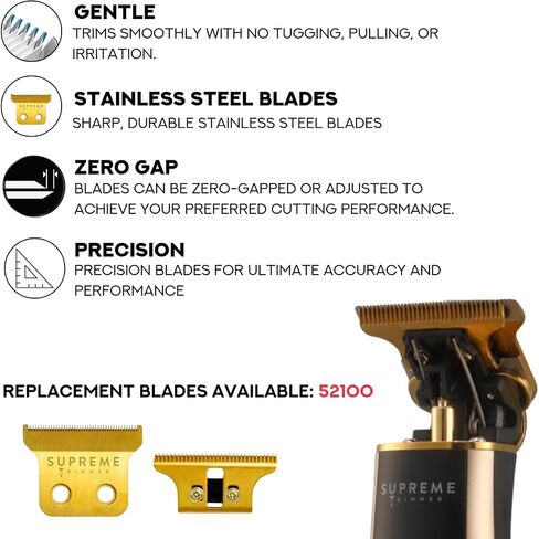 Barber Haircut Kit by SUPREME TRIMMER - Hair Trimmer & Men's Foil Shaver Professional Beard Trimmer - ST5220 & STF602 (Black Bundle) in Saudi Arabia