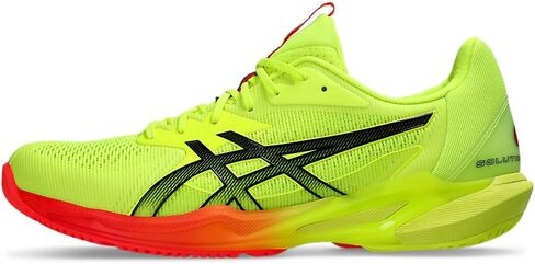 ASICS Men's Solution Speed FlyteFoam 3 Tennis Shoe, 10.5, White/Black in Saudi Arabia