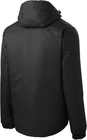 Port Authority Men's Waterproof Polyfill 3-in-1 Jacket-Rich Red/Black-L in Saudi Arabia