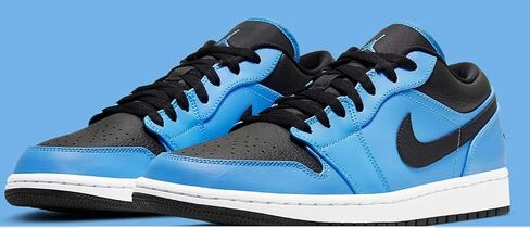 حذاء رجالي Nike Air Jordan 1 Low University أزرق أسود 553558-403 in Saudi Arabia