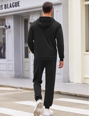 COOFANDY Sweatsuits للرجال 2 قطعة رياضية مجموعات كامل البريدي هوديي Sweatpants للرجال عارضة الرياضة ملايس الركض S-4XL in Kuwait