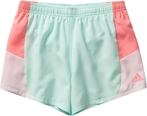 adidas Girls' Elastic Waistband Colorblock Woven Short in Kuwait