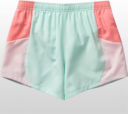 adidas Girls' Elastic Waistband Colorblock Woven Short in Kuwait