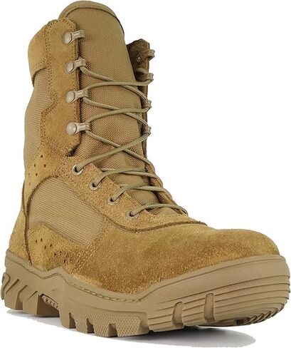 Thorogood Men's 813-8800 8" War Fighter Military Non-Safety Toe Boot, Coyote - 13 B(M) US in Saudi Arabia