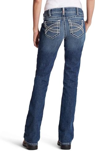 بنطلون جينز نسائي من Ariat مقاوم للهب بتصميم متوسط الارتفاع in Saudi Arabia